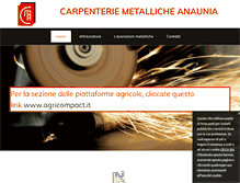 Tablet Screenshot of cmacarpenterie.com